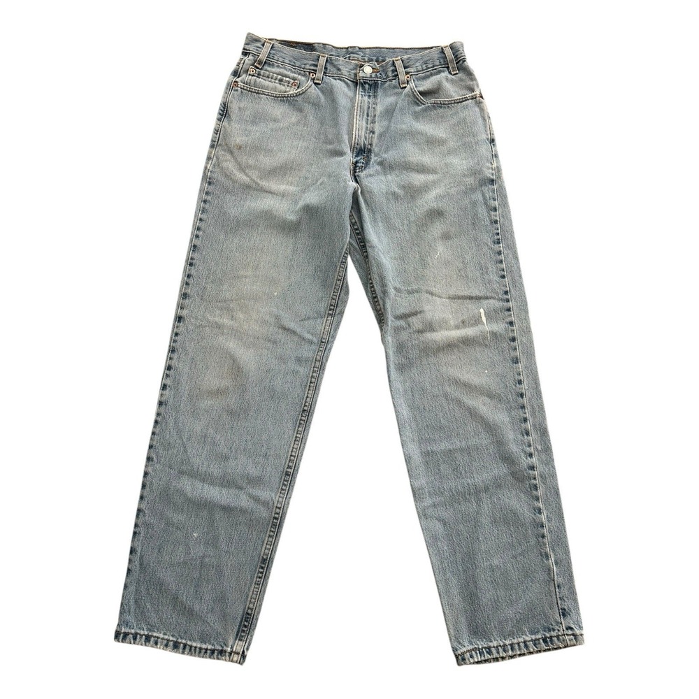 VTG 90's‎ Levis 550 Mens 36x32 (Fits 33x30) Made In USA Blue Relaxed Fit Denim